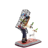 Vendedor de pájaros - Bird seller - Mexican Folk Art | Cactus Fine Art