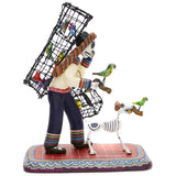 Vendedor de pájaros - Bird seller - Mexican Folk Art | Cactus Fine Art