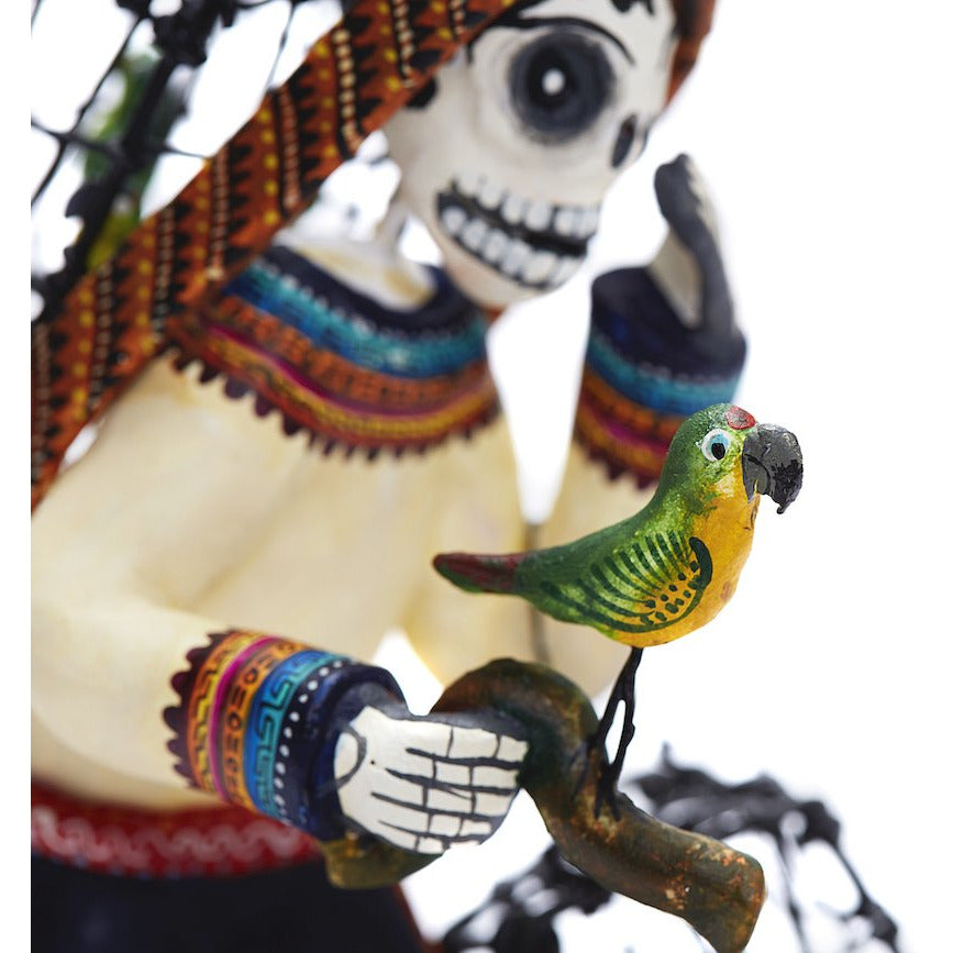 Vendedor de pájaros - Bird seller - Mexican Folk Art | Cactus Fine Art