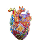 Corazón Zapoteco - Zapotec Heart  - Mexican Folk Art | Cactus Fine Art