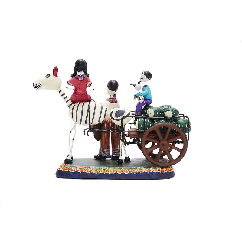 Familia del Mezcal - Mezcal Family - Mexican Folk Art | Cactus Fine Art