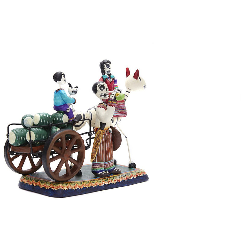 Familia del Mezcal - Mezcal Family - Mexican Folk Art | Cactus Fine Art