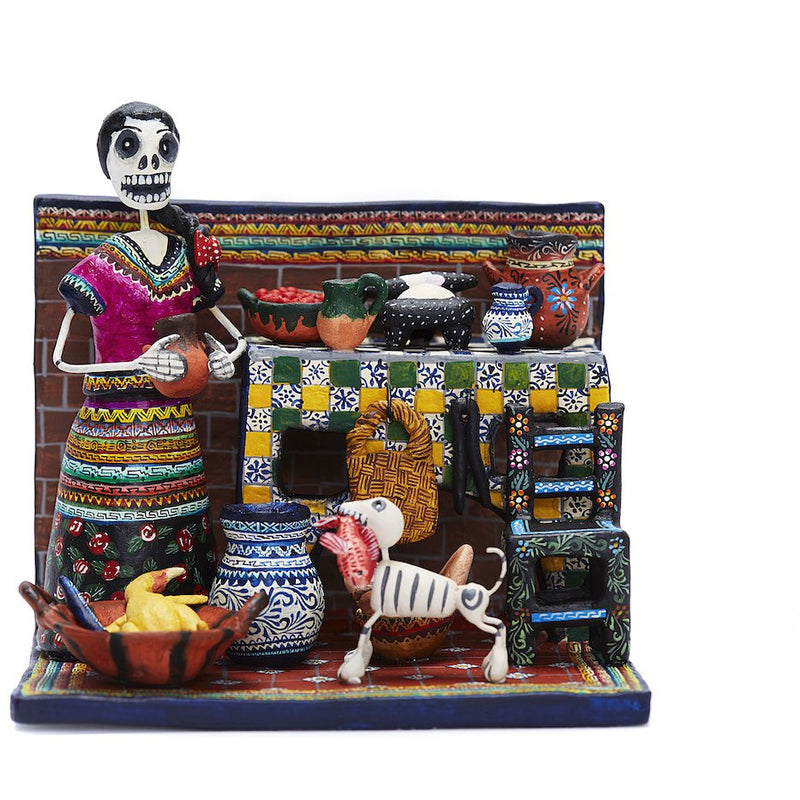 Cocina de Puebla - Puebla Kitchen - Mexican Folk Art | Cactus Fine Art