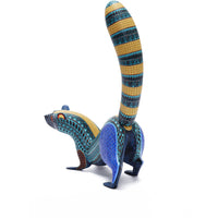 Nutria Azul - Blue Wood Otter - Mexican Folk Art | Cactus Fine Art