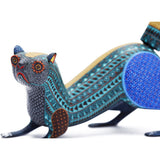 Nutria Azul - Blue Wood Otter - Mexican Folk Art | Cactus Fine Art