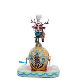 Vueltas de la muerte - Turns of death - Mexican Mechanical Folk Art Carton Sculpture