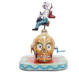 Vueltas de la muerte - Turns of death - Mexican Mechanical Folk Art Carton Sculpture