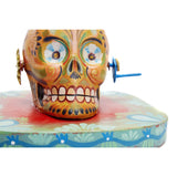 Vueltas de la muerte - Turns of death - Mexican Mechanical Folk Art Carton Sculpture
