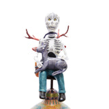 Vueltas de la muerte - Turns of death - Mexican Mechanical Folk Art Carton Sculpture