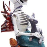 Vueltas de la muerte - Turns of death - Mexican Mechanical Folk Art Carton Sculpture