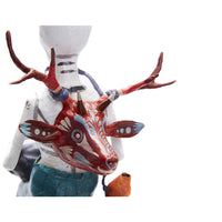 Vueltas de la muerte - Turns of death - Mexican Mechanical Folk Art Carton Sculpture