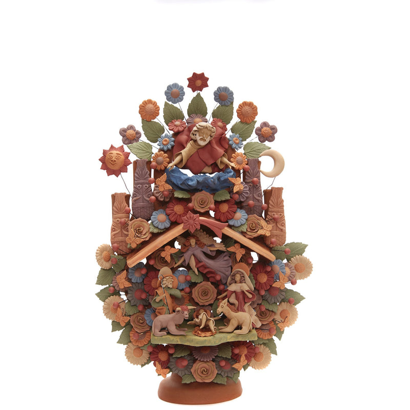 Arbol Nacimiento - Tree birth / Ceramics Mexican Folk Art Clay