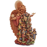 Angel Místico - Mistic Angel  / Ceramics Mexican Folk Art Clay