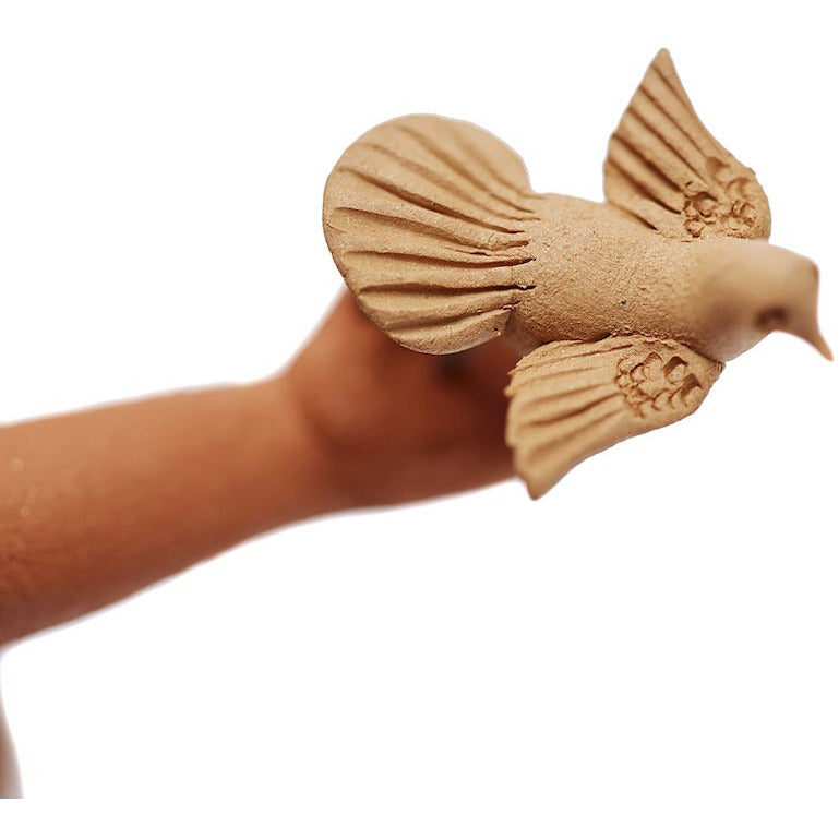 Angel Místico - Mistic Angel  / Ceramics Mexican Folk Art Clay