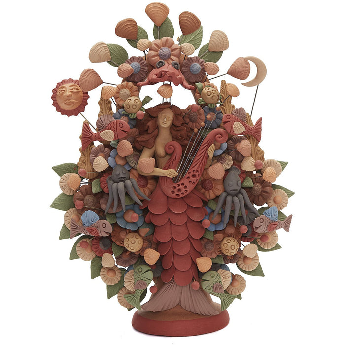 Arbol Sirena - Marmaid Tree  / Ceramics Mexican Folk Art Clay