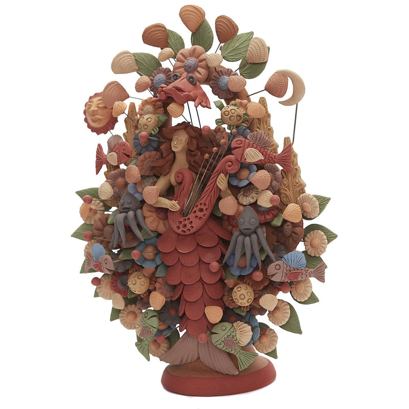 Arbol Sirena - Marmaid Tree  / Ceramics Mexican Folk Art Clay