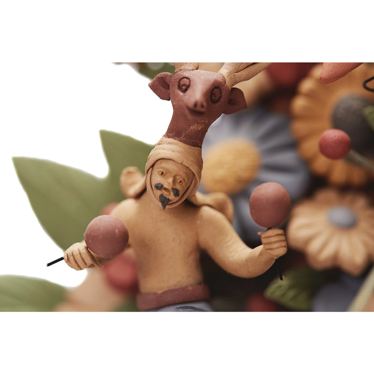Arbol de Danzantes -  Dancers Tree  / Ceramics Mexican Folk Art Clay