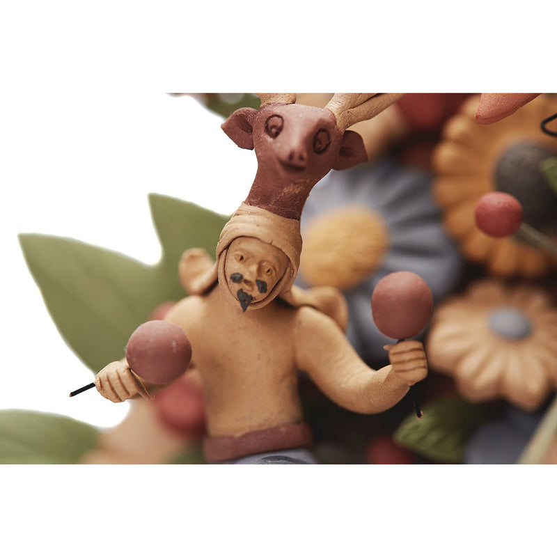 Arbol de Danzantes -  Dancers Tree  / Ceramics Mexican Folk Art Clay