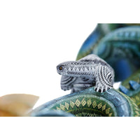 Iguana Amigable - Friendly Iguana  - Mexican Folk Art | Cactus Fine Art