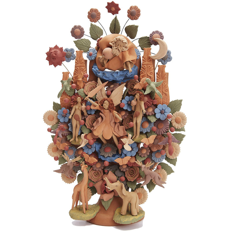 Arbol de la vida -  Tree of life  / Ceramics Mexican Folk Art Clay