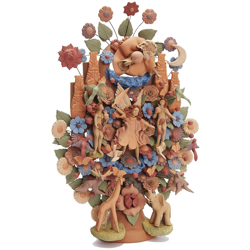 Arbol de la vida -  Tree of life  / Ceramics Mexican Folk Art Clay