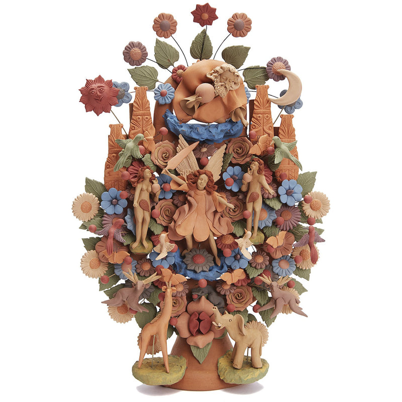 Arbol de la vida -  Tree of life  / Ceramics Mexican Folk Art Clay