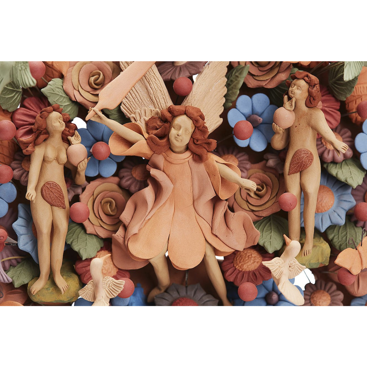 Arbol de la vida -  Tree of life  / Ceramics Mexican Folk Art Clay
