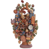 Arbol de Artesanias - Handicraft Tree  / Ceramics Mexican Folk Art Clay