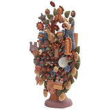 Arbol de Artesanias - Handicraft Tree  / Ceramics Mexican Folk Art Clay