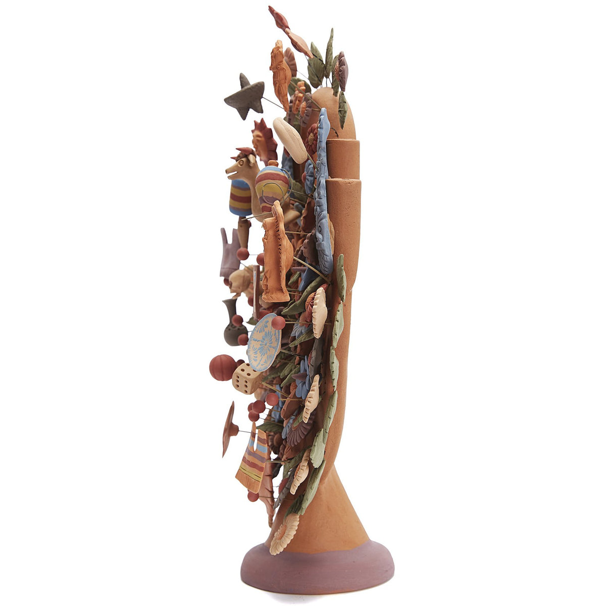 Arbol de Artesanias - Handicraft Tree  / Ceramics Mexican Folk Art Clay
