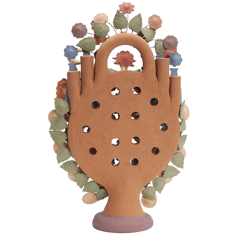Arbol de Artesanias - Handicraft Tree  / Ceramics Mexican Folk Art Clay