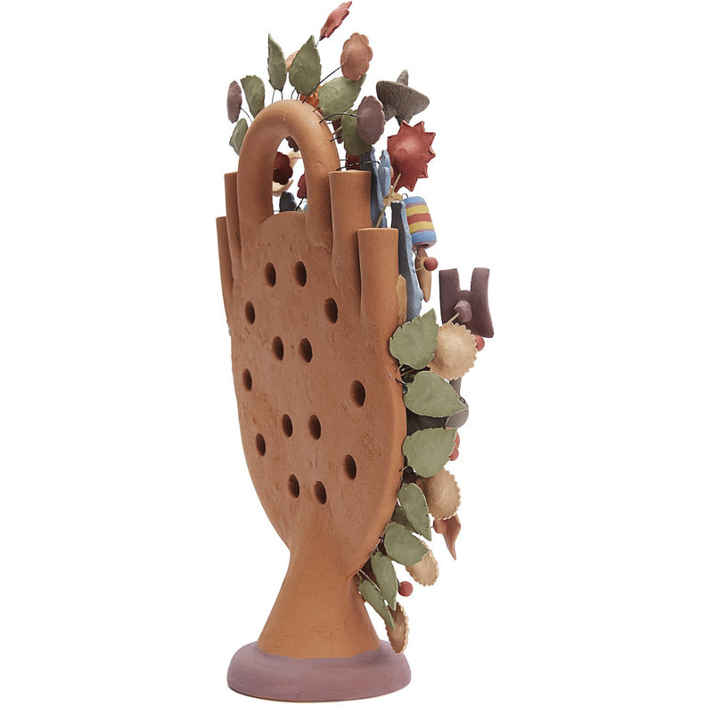Arbol de Artesanias - Handicraft Tree  / Ceramics Mexican Folk Art Clay