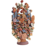 Arbol de Artesanias - Handicraft Tree  / Ceramics Mexican Folk Art Clay