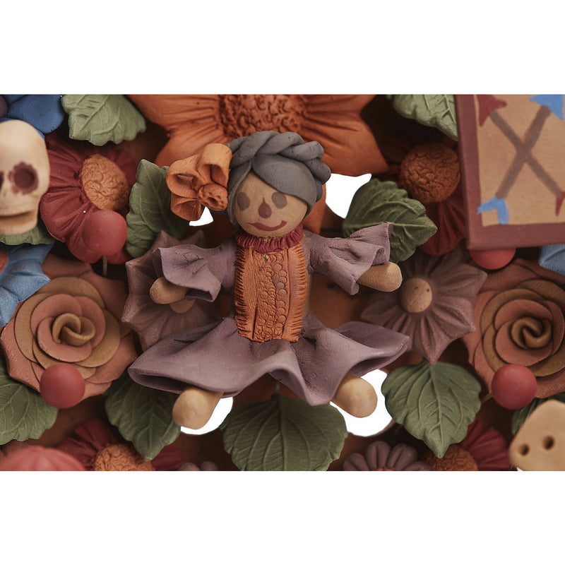 Arbol de Artesanias - Handicraft Tree  / Ceramics Mexican Folk Art Clay