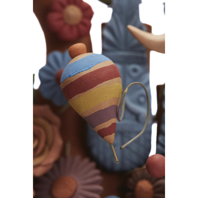 Arbol de Artesanias - Handicraft Tree  / Ceramics Mexican Folk Art Clay