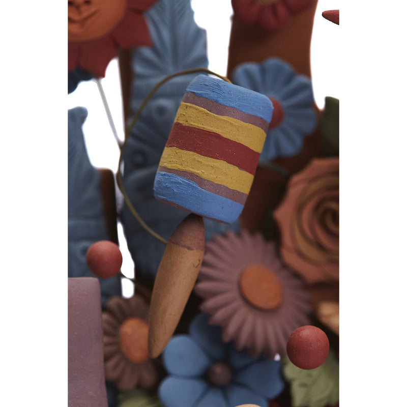 Arbol de Artesanias - Handicraft Tree  / Ceramics Mexican Folk Art Clay