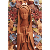 Virgen de Guadalupe - Our Lady of Guadalupe   / Ceramics Mexican Folk Art Clay
