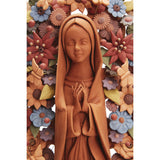 Virgen de Guadalupe - Our Lady of Guadalupe   / Ceramics Mexican Folk Art Clay