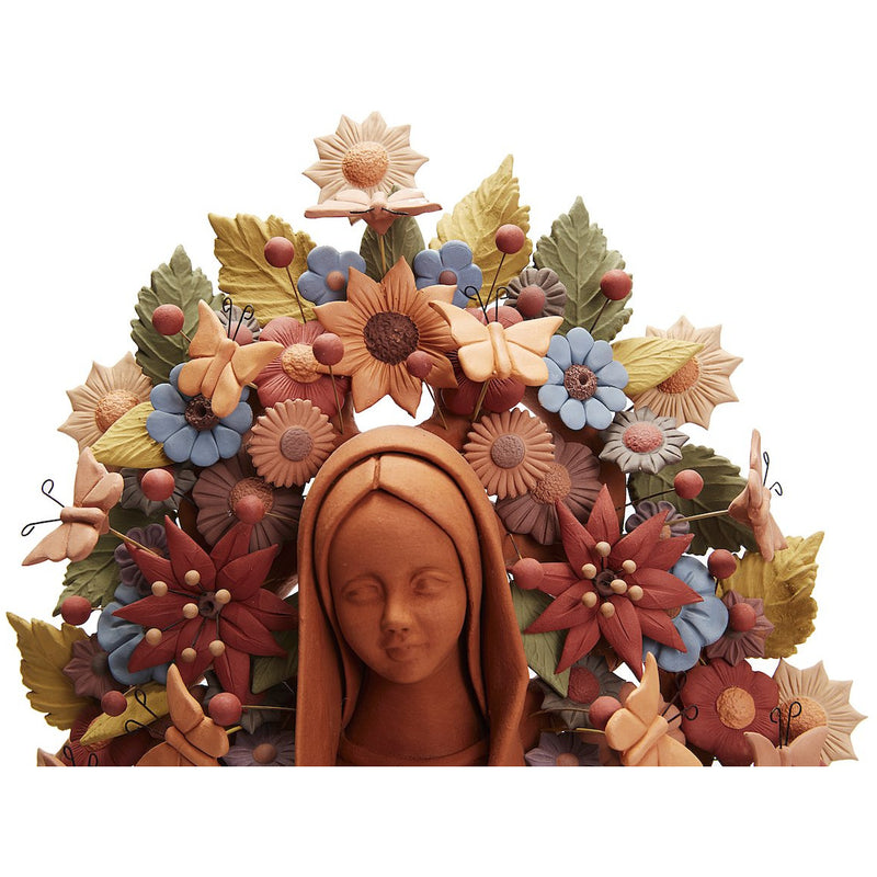 Virgen de Guadalupe - Our Lady of Guadalupe   / Ceramics Mexican Folk Art Clay