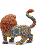 Leon - Lion - Hand Beaded - Mexican Huichol Art - Mexican Folk Art | Cactus Fine Art