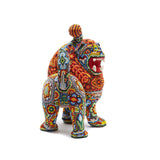 Leon - Lion - Hand Beaded - Mexican Huichol Art - Mexican Folk Art | Cactus Fine Art