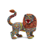 Leon - Lion - Hand Beaded - Mexican Huichol Art - Mexican Folk Art | Cactus Fine Art