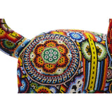Leon - Lion - Hand Beaded - Mexican Huichol Art - Mexican Folk Art | Cactus Fine Art