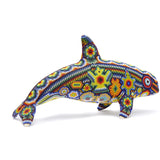 Vaquita Marina - Sea cow - Hand Beaded - Mexican Huichol Art - Mexican Folk Art | Cactus Fine Art