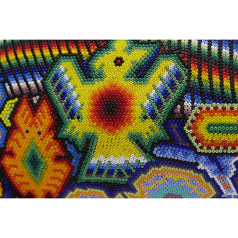 Vaquita Marina - Sea cow - Hand Beaded - Mexican Huichol Art - Mexican Folk Art | Cactus Fine Art
