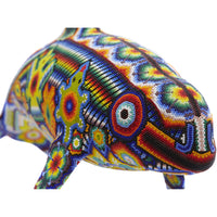 Vaquita Marina - Sea cow - Hand Beaded - Mexican Huichol Art - Mexican Folk Art | Cactus Fine Art