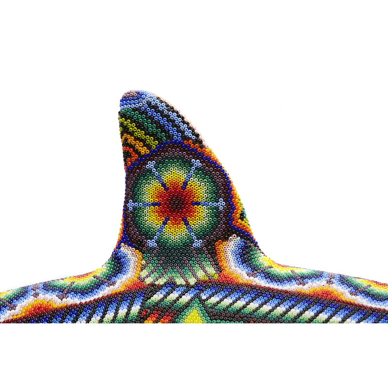 Vaquita Marina - Sea cow - Hand Beaded - Mexican Huichol Art - Mexican Folk Art | Cactus Fine Art