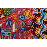 Huichol Indian "Nierika" -  Multicolor Yarn Painting - Mexican Huichol Art - Mexican Folk Art | Cactus Fine Art