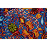 Huichol Indian "Nierika" -  Multicolor Yarn Painting - Mexican Huichol Art - Mexican Folk Art | Cactus Fine Art