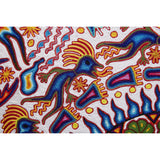 Huichol Indian "Tatewari" -  Multicolor Yarn Painting - Mexican Huichol Art - Mexican Folk Art | Cactus Fine Art